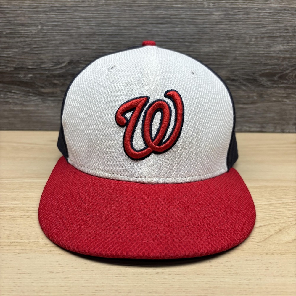 Washington Nationals Hat Cap Fitted Mens 7 1/4 MLB Baseball 59FIFTY New Era